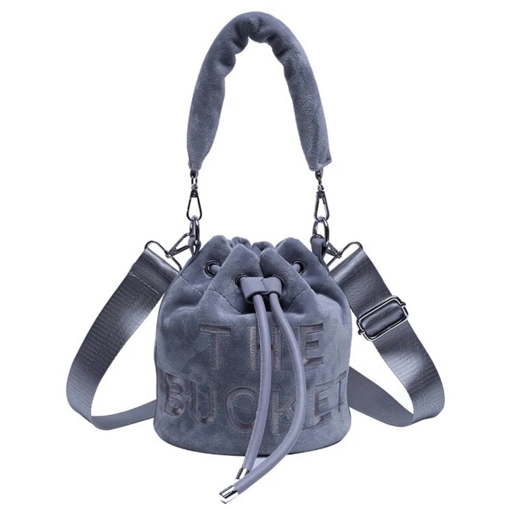The Bucket Winter Bag Purse Handbag Crossbody Shoulder Women Embroidered